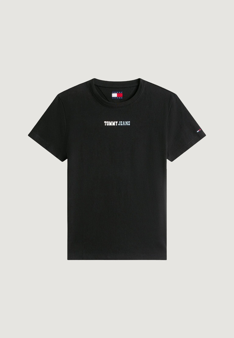 Γυναικείο T-shirt Μαύρο Tommy Jeans DW0DW22277-BDS