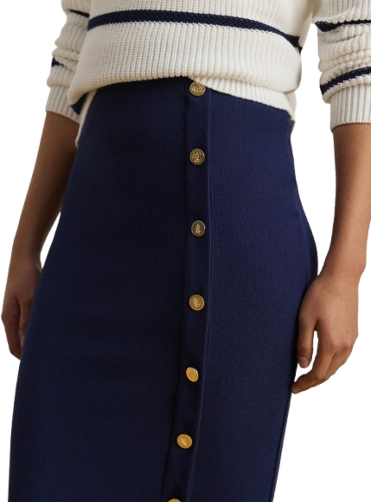 Γυναικεία Tarver Φούστα Navy Μπλε Ralph Lauren 200P03762001-Navy