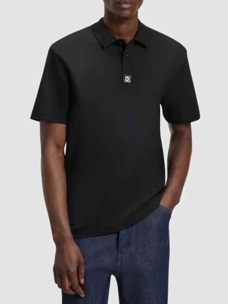 Ανδρικό Deabono Polo Μαύρο HUGO 50517638-002