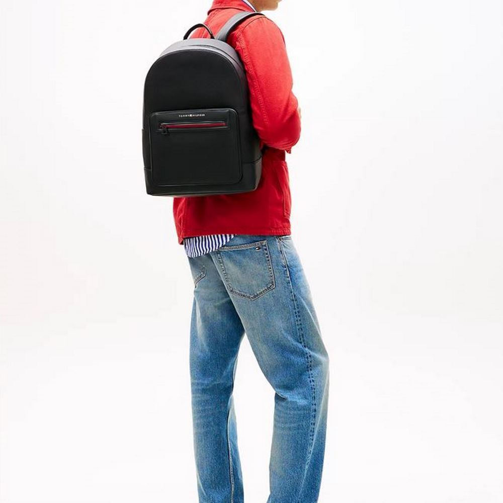Ανδρικό TH Foundation Σακίδιο Πλάτης Μαύρο Tommy Hilfiger AM0AM14155-BDS