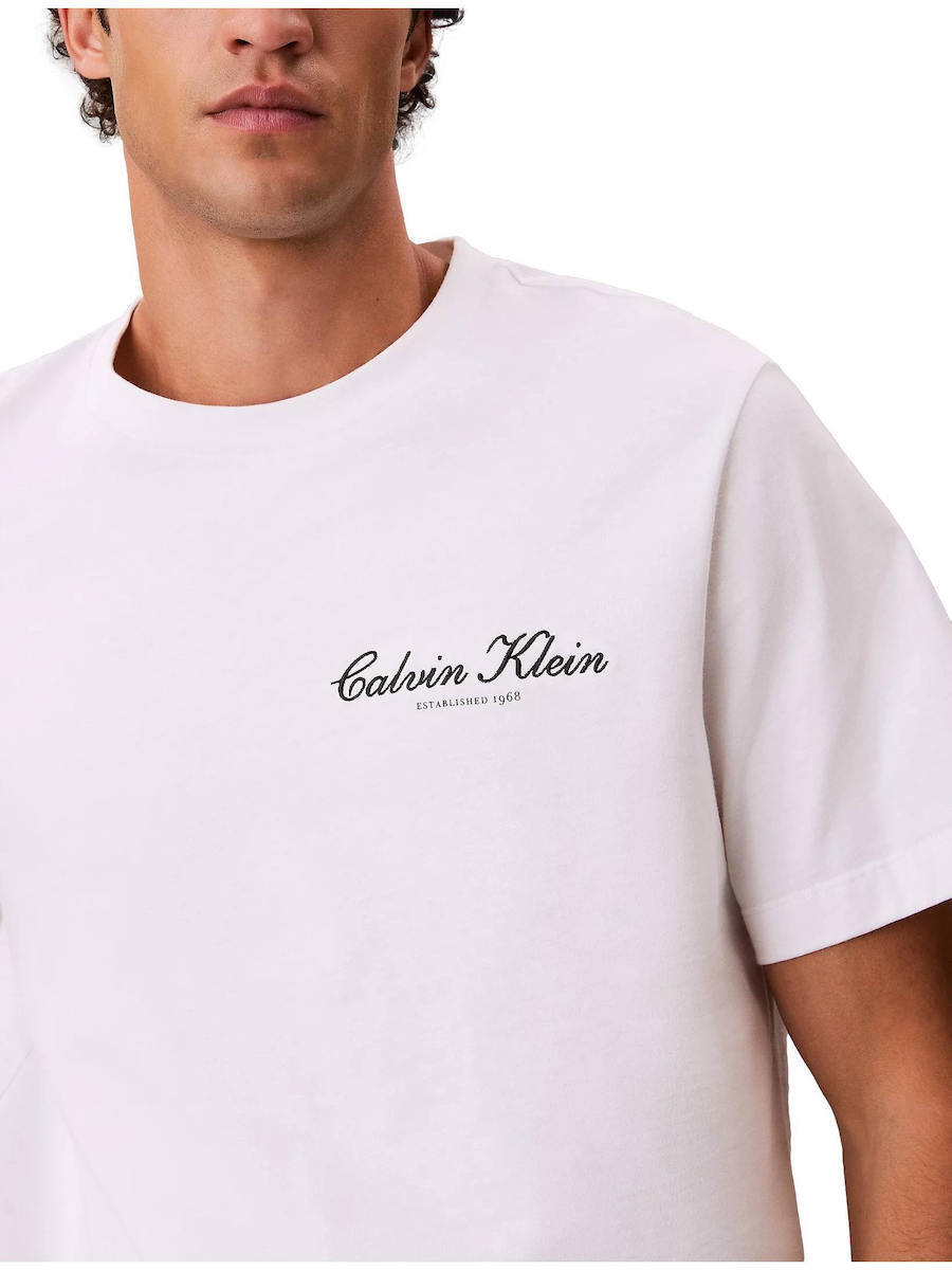 Ανδρικό T-shirt Λευκό Calvin Klein LV04RF822G-YAF