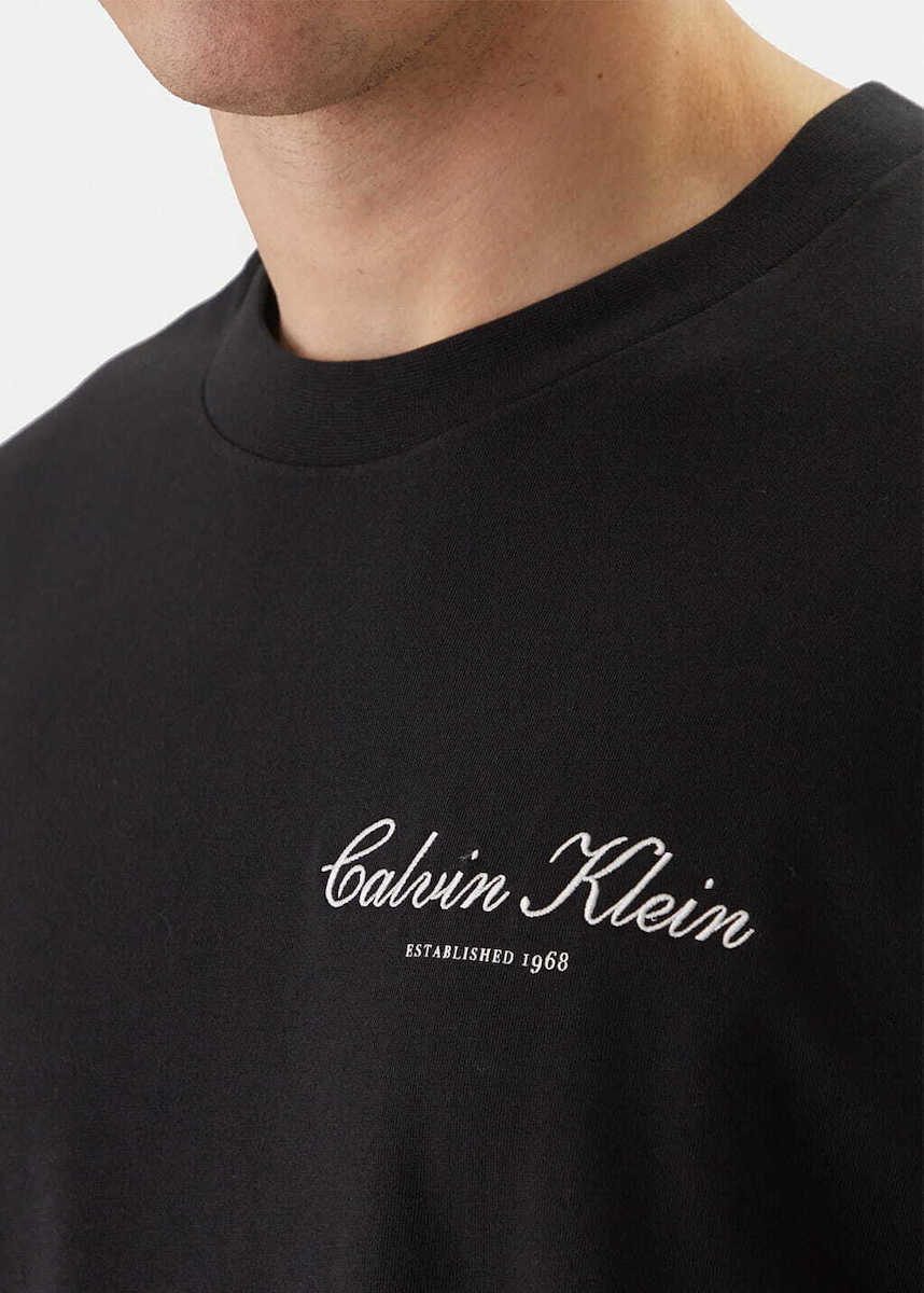 Ανδρικό T-shirt Μαύρο Calvin Klein LV04RF822G-UB1