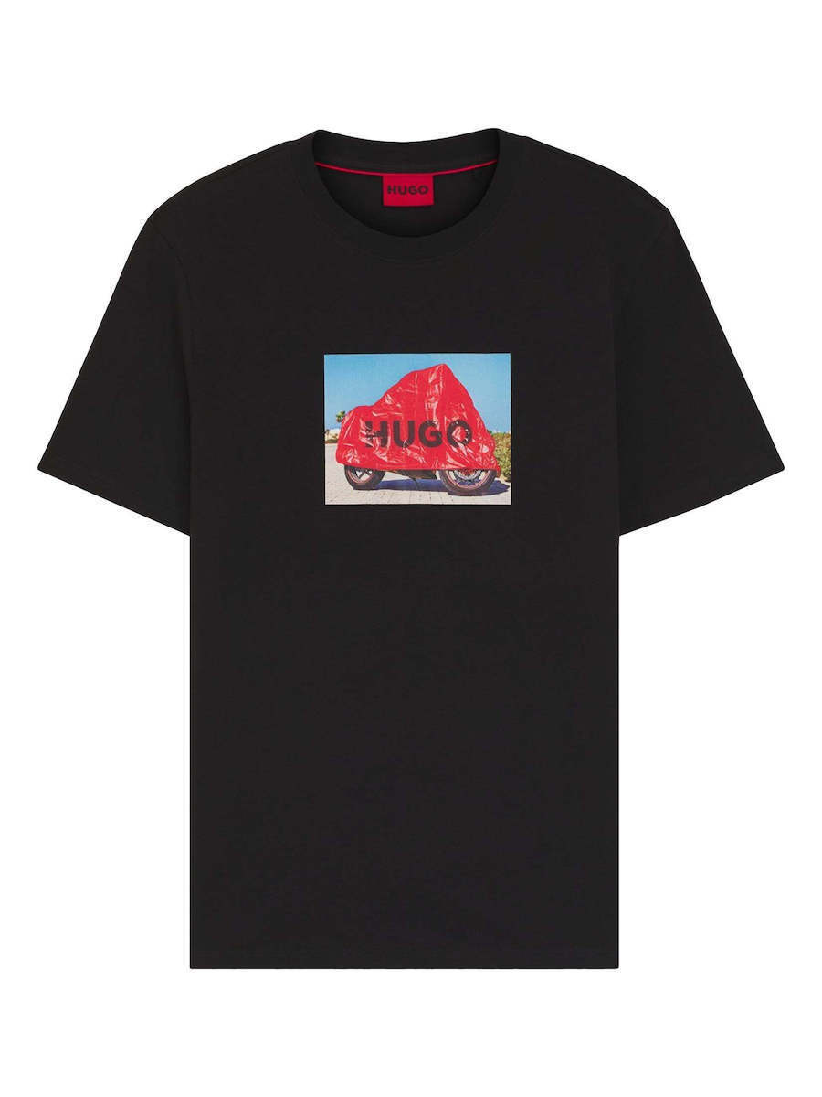 Ανδρικό Dostino T-shirt Μαύρο HUGO 50557674-001