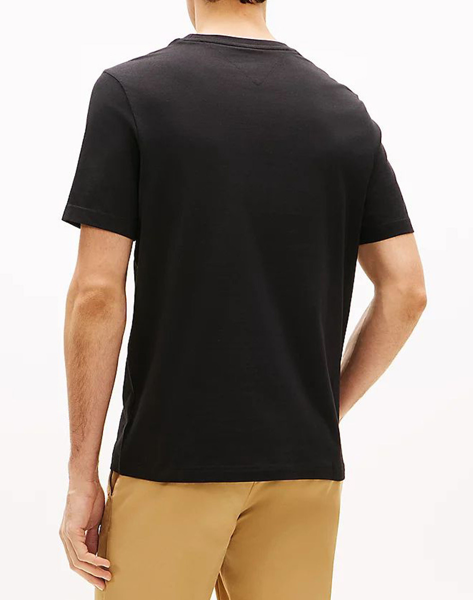 Ανδρικό T-shirt Μαύρο Tommy Hilfiger MW0MW42365-BDS