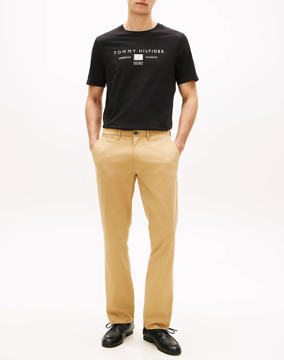 Ανδρικό T-shirt Μαύρο Tommy Hilfiger MW0MW42365-BDS