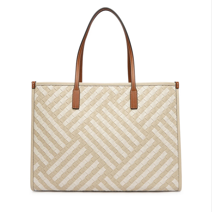 Γυναικεία TH City Tote Τσάντα Μπεζ Tommy Hilfiger AW0AW18394-0F4