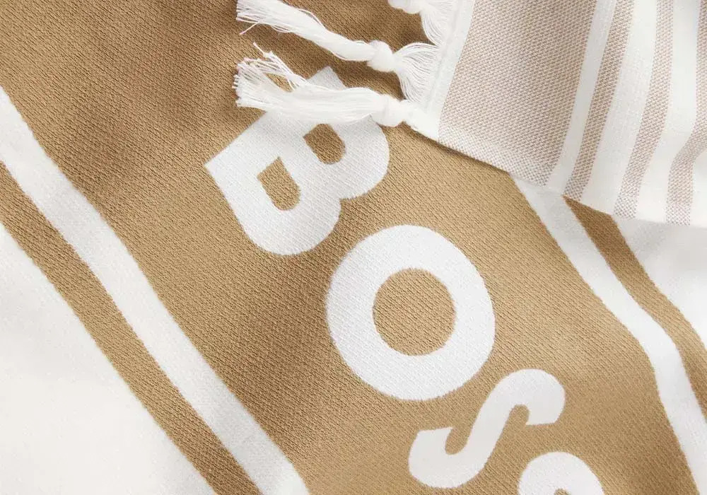 Πετσέτα Θαλάσσης Μπεζ BOSS 50561256-260