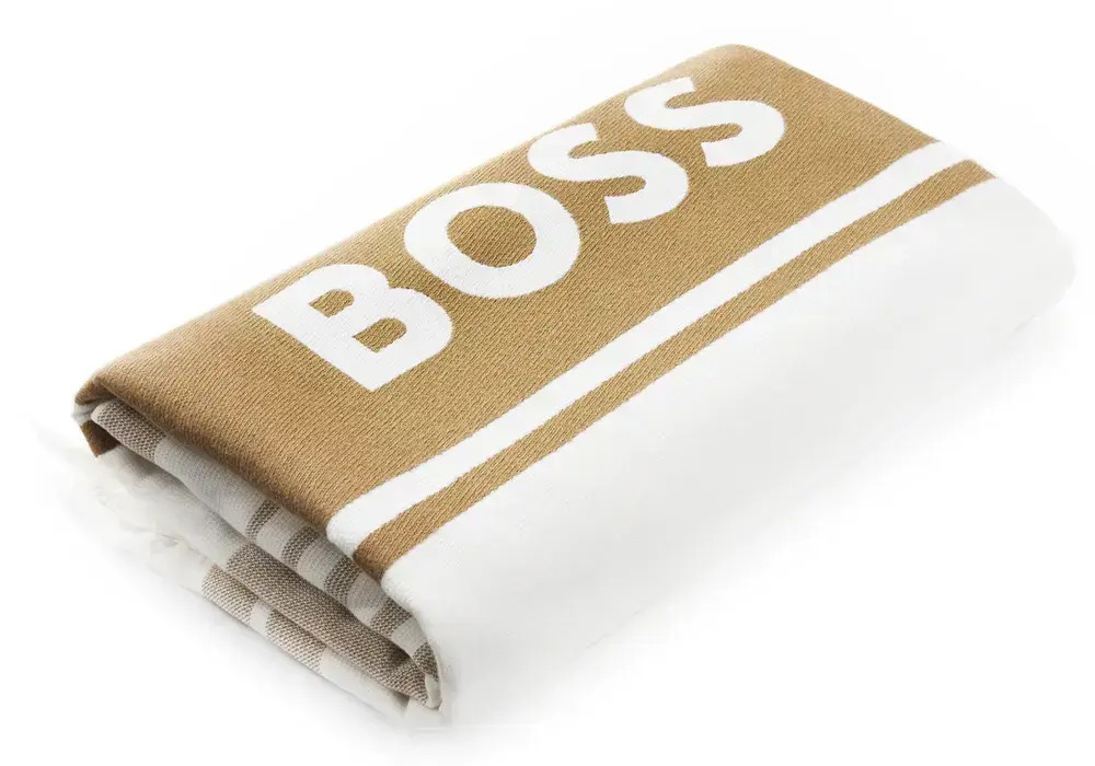 Πετσέτα Θαλάσσης Μπεζ BOSS 50561256-260
