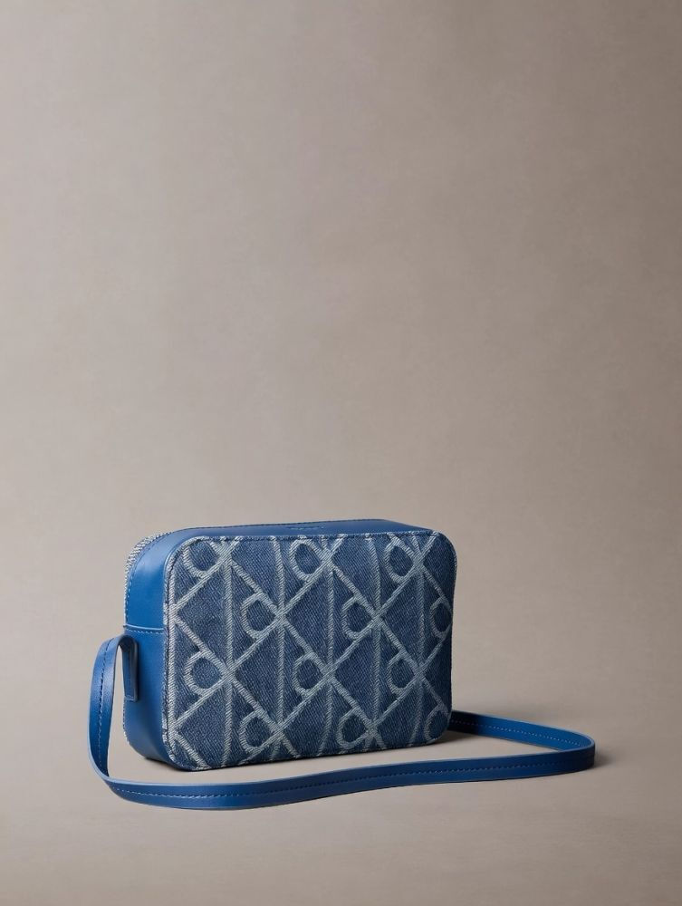 Γυναικεία Denim Τσάντα Μπλε Calvin Klein LV04F3430G-YBN