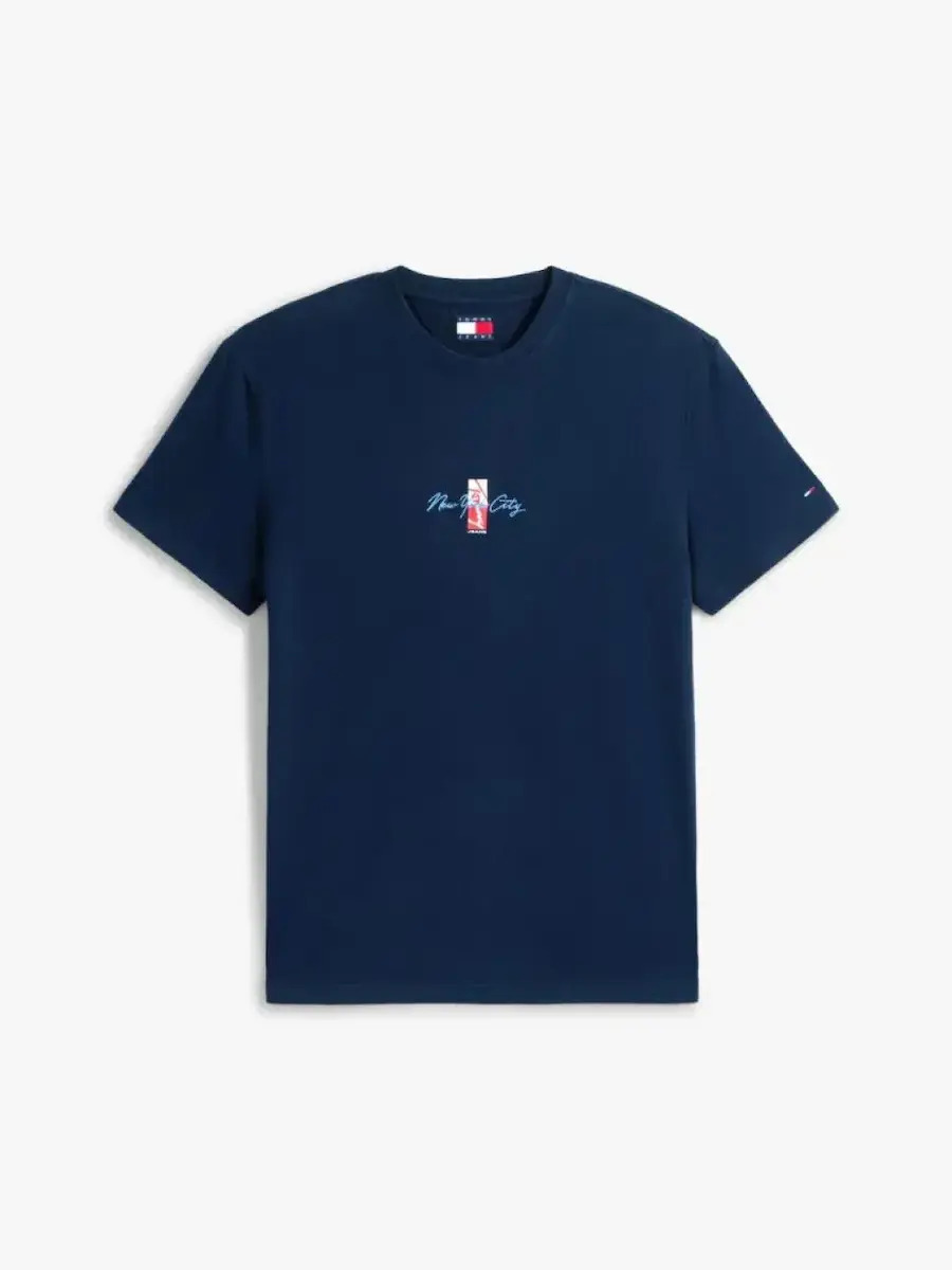 Ανδρικό T-shirt Navy Μπλε Tommy Jeans DM0DM22532-C1G