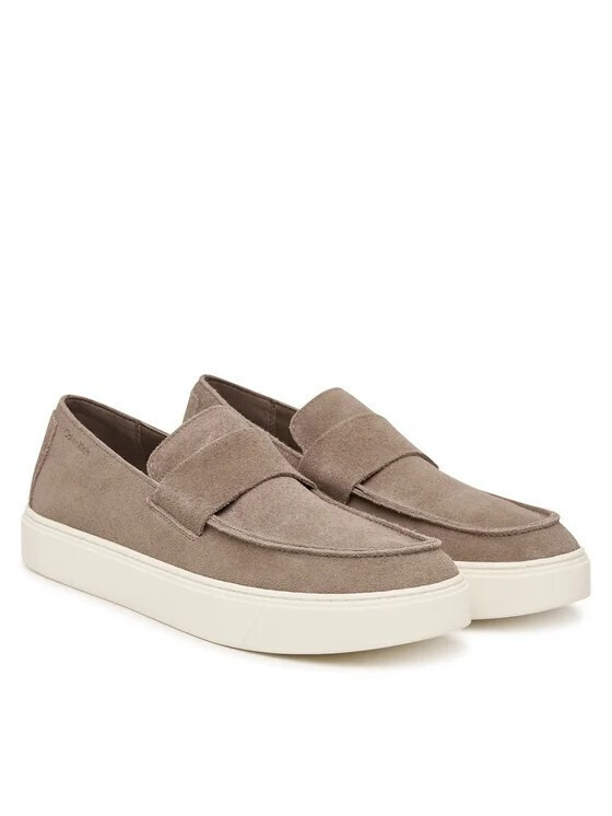 Ανδρικά Δερμάτινα Loafers Μπεζ Calvin Klein HM0HM02161-PBO