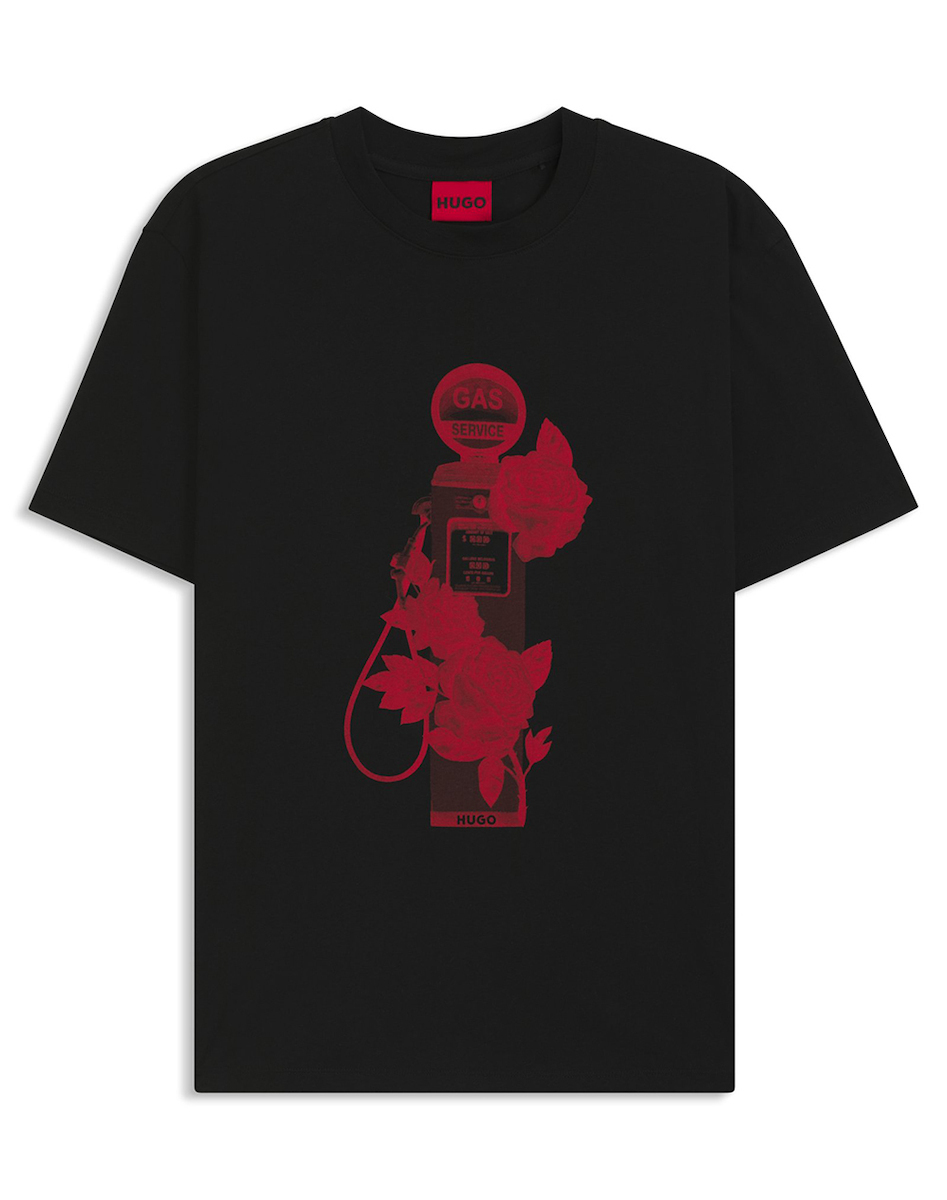 Ανδρικό Dikerd T-shirt Μαύρο HUGO 50564024-001