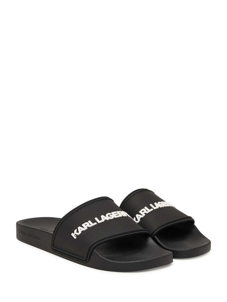 Ανδρικές Kondo II Παντόφλες Μαύρες Karl Lagerfeld KL70004C-V00-Black