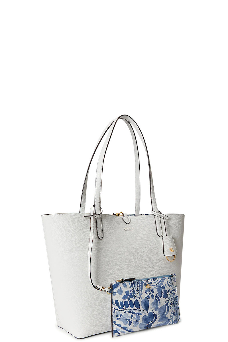 Γυναικεία Τσάντα Διπλής Όψεως Λευκή Ralph Lauren 431795329078-WHITE