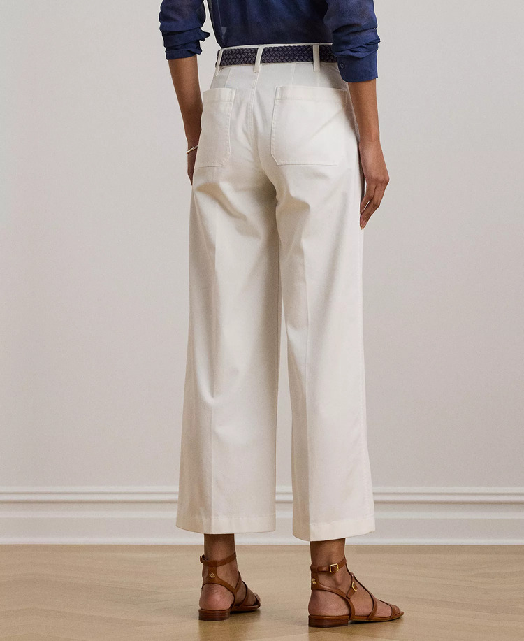 Γυναικείο Παντελόνι Λευκό Ralph Lauren 200973689001-White