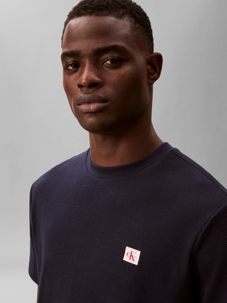 Ανδρικό T-shirt Navy Μπλε Calvin Klein LV04RD008G-CEF
