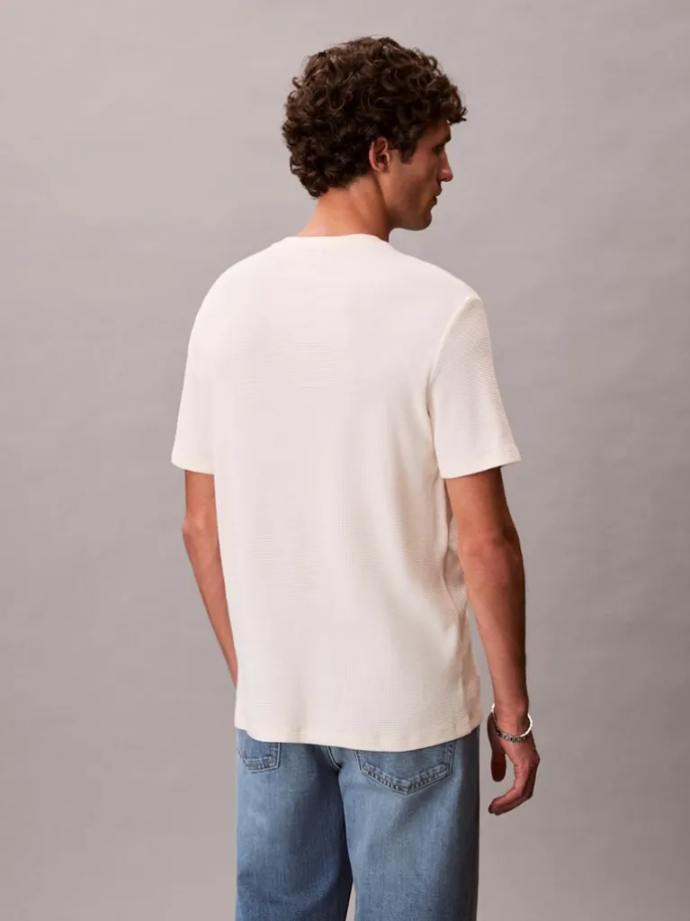 Ανδρικό T-shirt Μπεζ Calvin Klein LV04RD008G-F7J