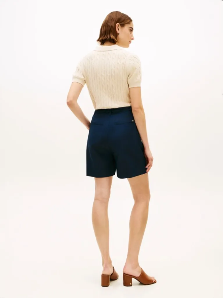 Γυναικεία Βερμούδα Navy Μπλε Tommy Hilfiger WW0WW49040-C1G