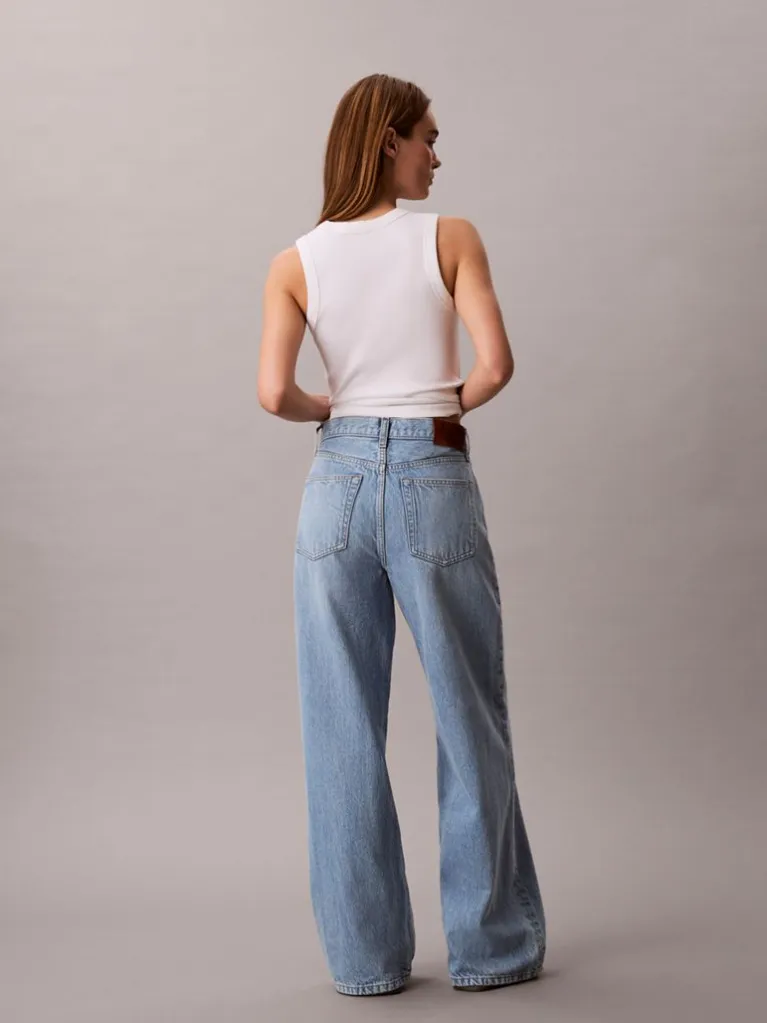Γυναικείο Τζιν Γαλάζιο Calvin Klein LV047F662G-RJK