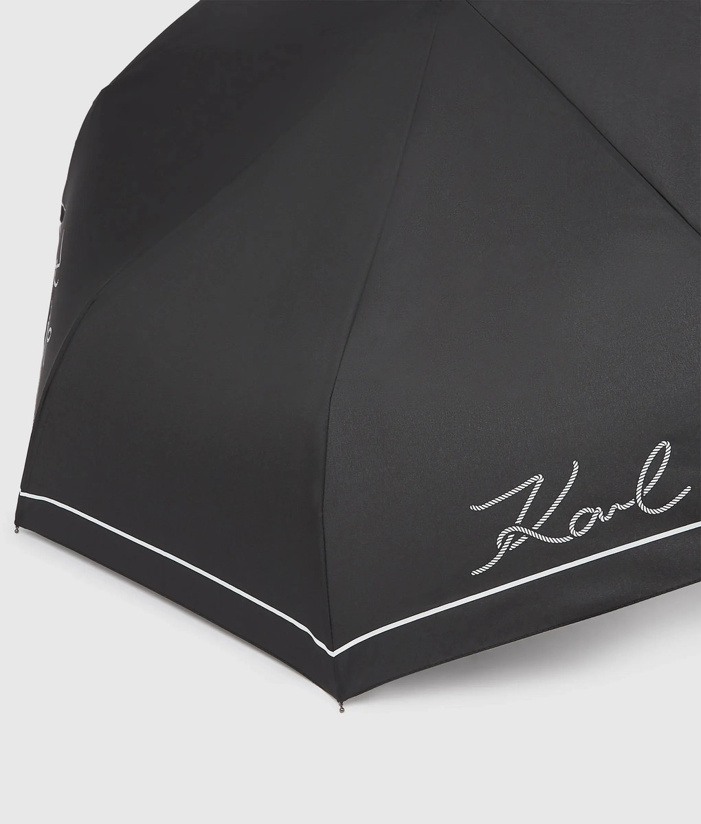 K/Signature Ομπρέλα Μαύρη Karl Lagerfeld B2W50064-999 BLACK