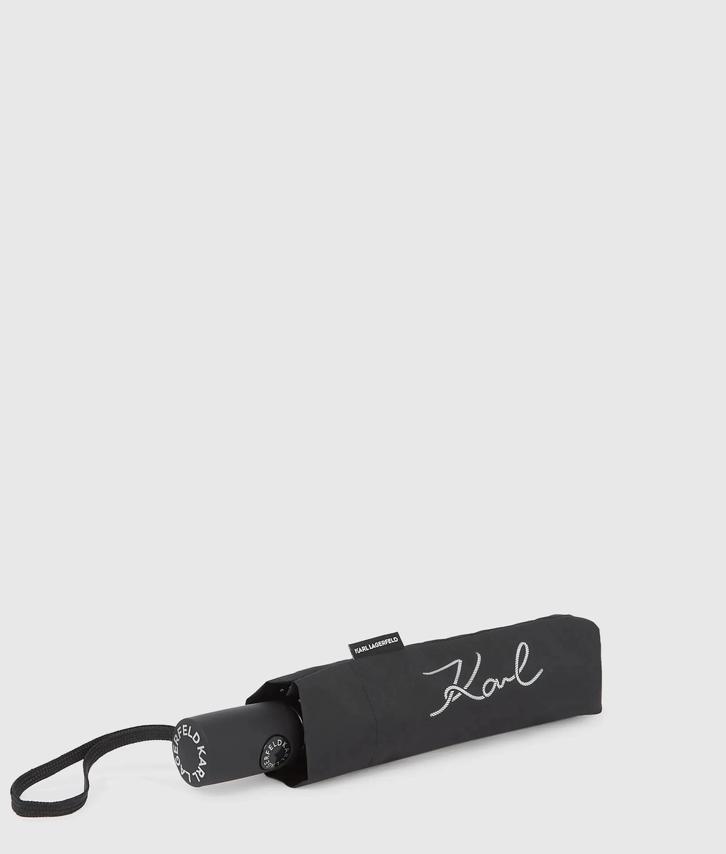 K/Signature Ομπρέλα Μαύρη Karl Lagerfeld B2W50064-999 BLACK
