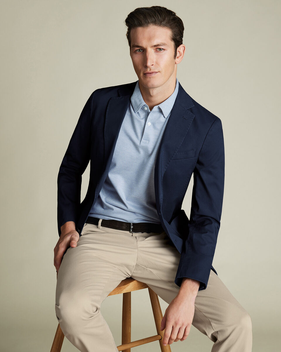 Ανδρικό Hanfred Σακάκι Navy Μπλε HUGO 50559113-405