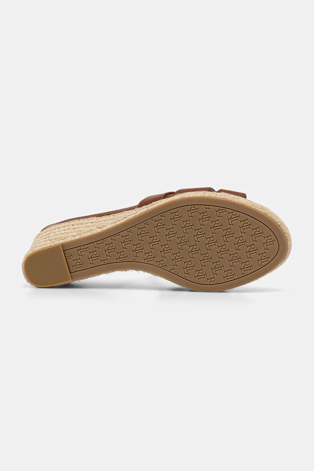 Γυναικείες Δερμάτινες Nellie Πλατφόρμες Καφέ Ralph Lauren 802P04433002-ΤΑΝ