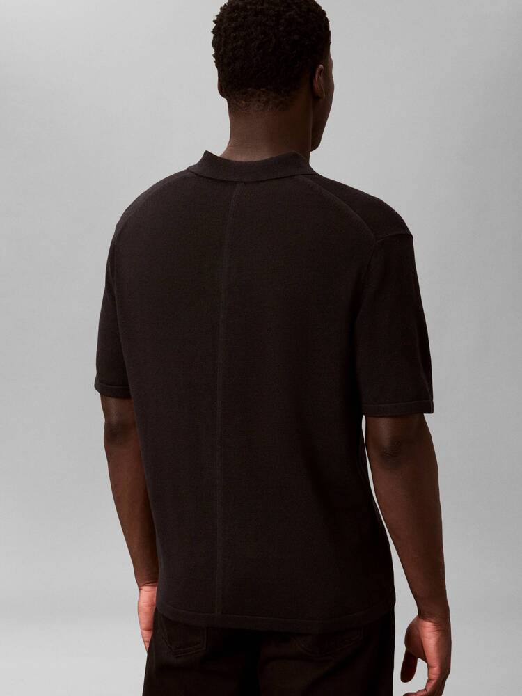Ανδρικό Polo Μαύρο Calvin Klein LV04LF313G-UB1