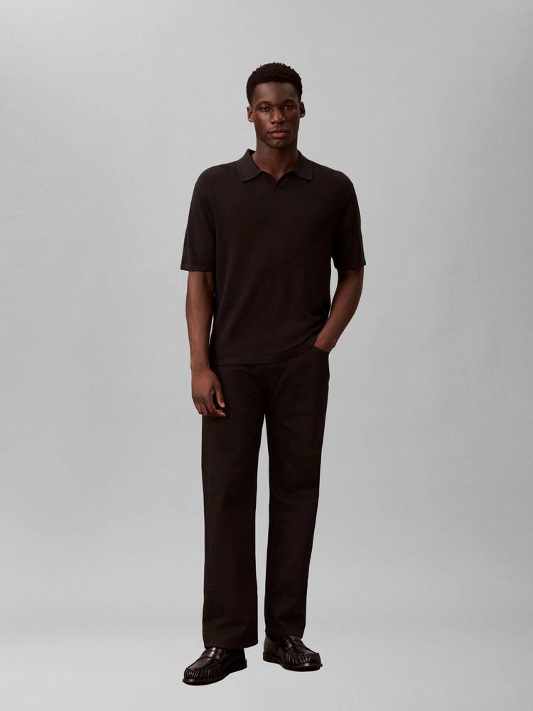 Ανδρικό Polo Μαύρο Calvin Klein LV04LF313G-UB1