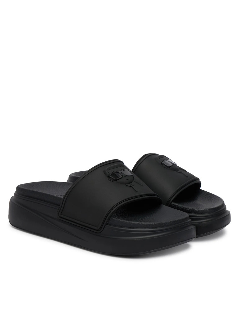 Γυναικείες Kondominium II Παντόφλες Μαύρες Karl Lagerfeld KL88819C-V00-Black