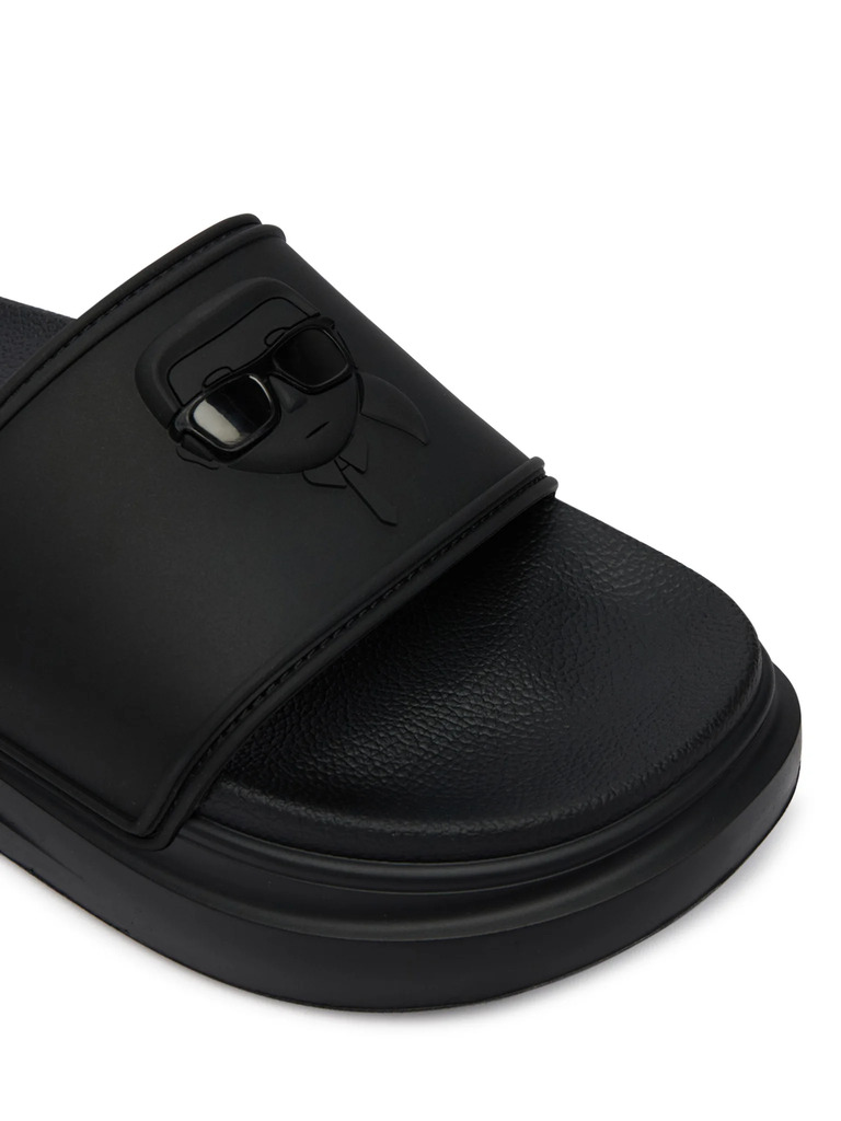 Γυναικείες Kondominium II Παντόφλες Μαύρες Karl Lagerfeld KL88819C-V00-Black
