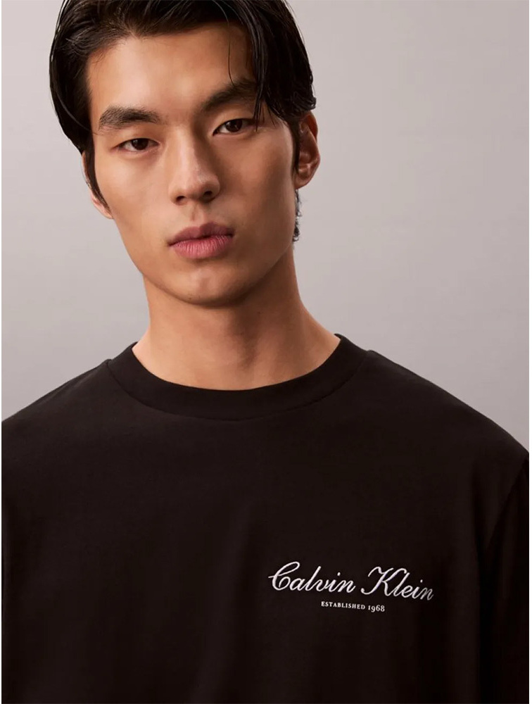 Ανδρικό T-shirt Μαύρο Calvin Klein LV04RF822G-UB1