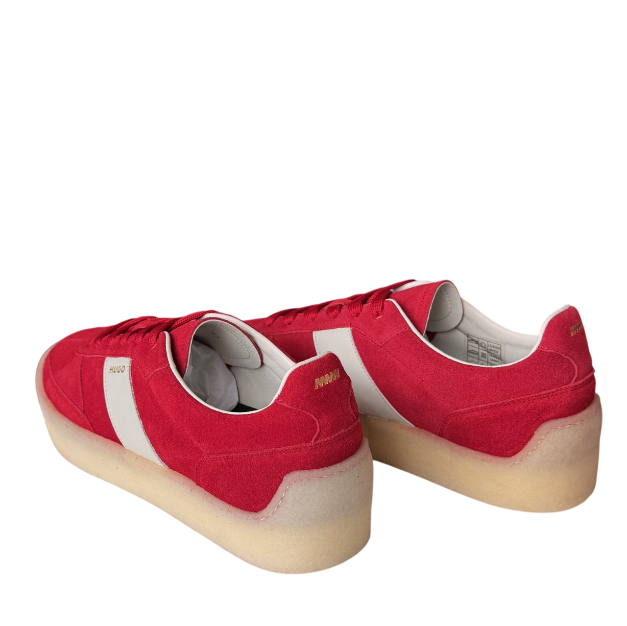 Ανδρικά Δερμάτινα Prodigy Sneakers Κόκκινα HUGO 50563342-610