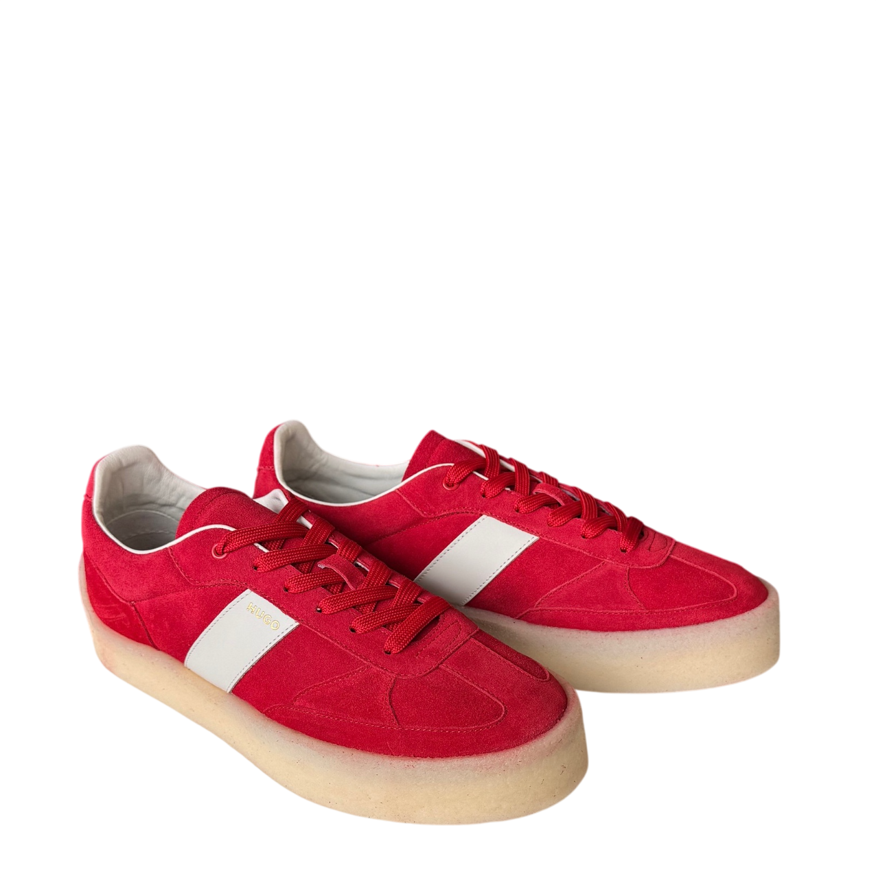 Ανδρικά Δερμάτινα Prodigy Sneakers Κόκκινα HUGO 50563342-610