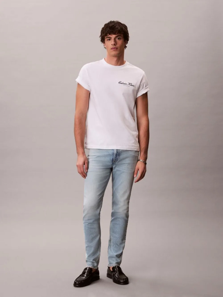 Ανδρικό Slim Taper Τζιν Γαλάζιο Calvin Klein LV04RF741G-EF8