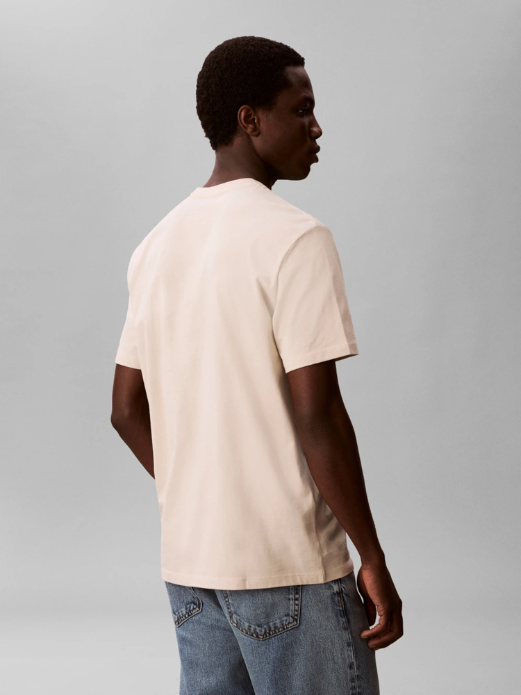 Ανδρικό T-shirt Μπεζ Calvin Klein LV04LF810G-2JX