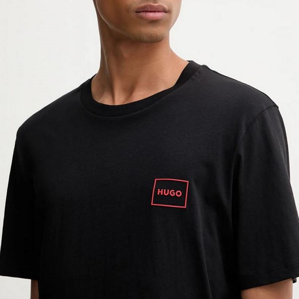 Ανδρικό Dugopak Σετ 2 T-shirt Μαύρο/Λευκό HUGO 50548566-001