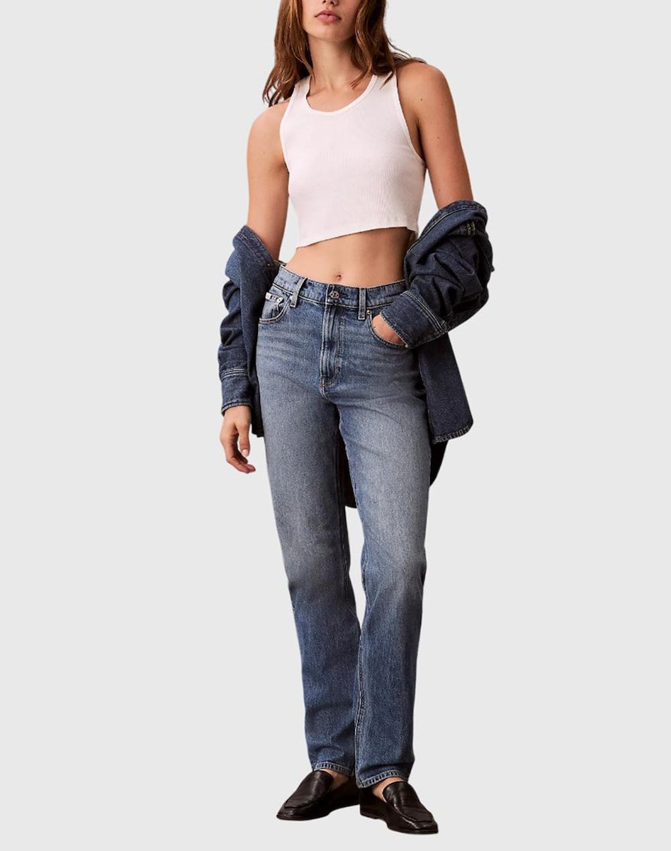 Γυναικείο Mom Τζιν Μπλε Calvin Klein LV047D841G-30N