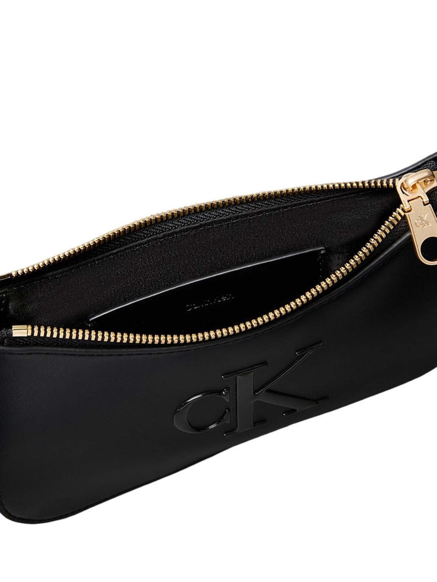 Γυναικεία Τσάντα Ώμου Μαύρη Calvin Klein LV04F1125G-UB1