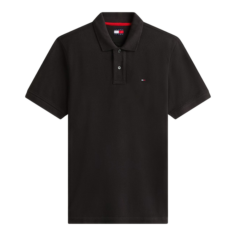Ανδρικό Polo Μαύρο Tommy Jeans DM0DM22711-BDS