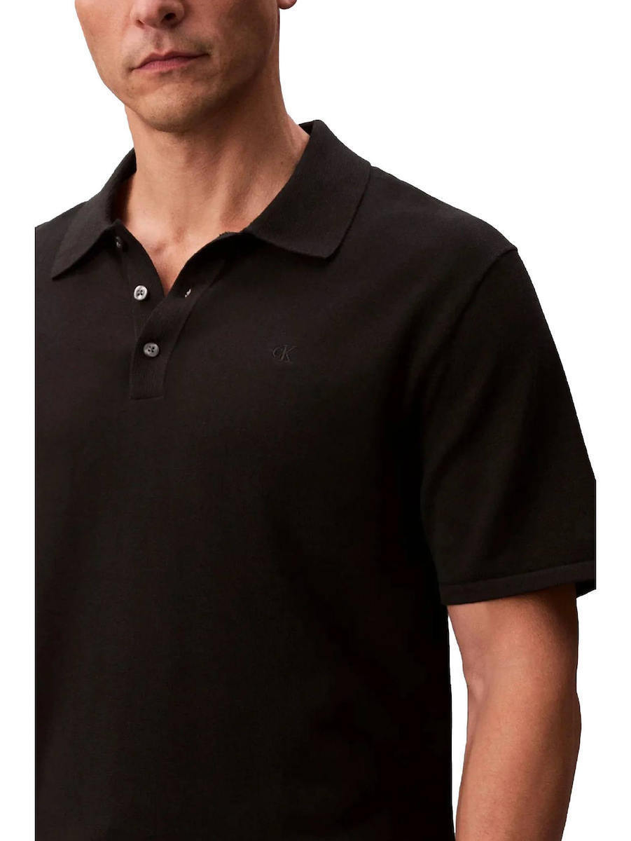 Ανδρικό Polo Μαύρο Calvin Klein LV04LC326G-UB1