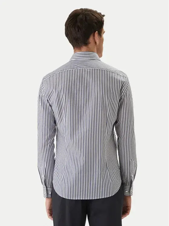 Ανδρικό Ριγέ Πουκάμισο Μπλε Tommy Hilfiger MW0MW42928-C7G