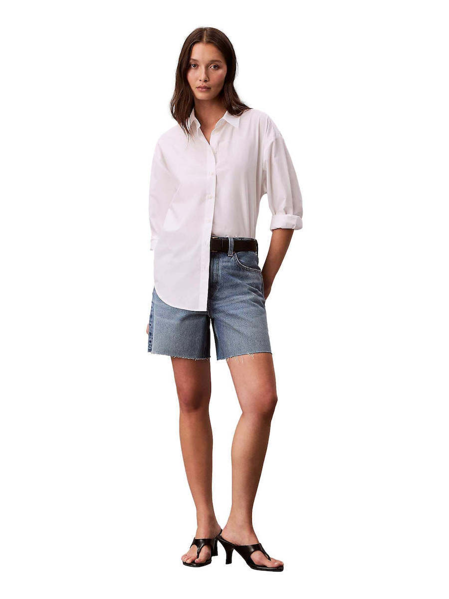 Γυναικεία 90s Τζιν Βερμούδα Μπλε Calvin Klein LV047F774G-XHJ