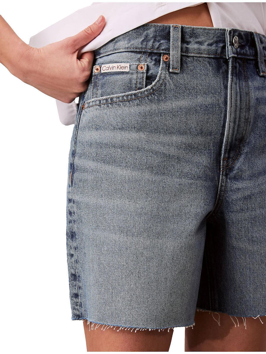 Γυναικεία 90s Τζιν Βερμούδα Μπλε Calvin Klein LV047F774G-XHJ