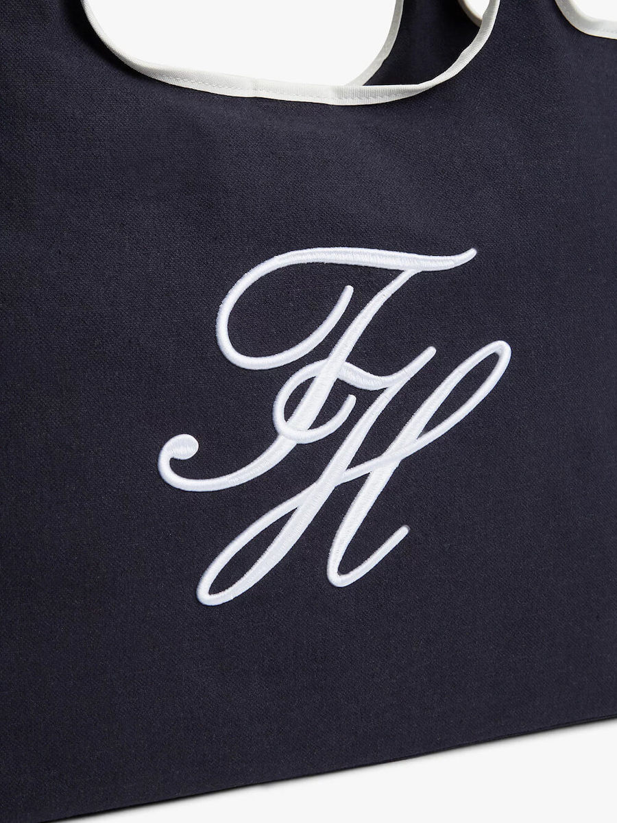 Γυναικεία TH Summer Tote Τσάντα Navy Μπλε Tommy Hilfiger AW0AW18398-DW6