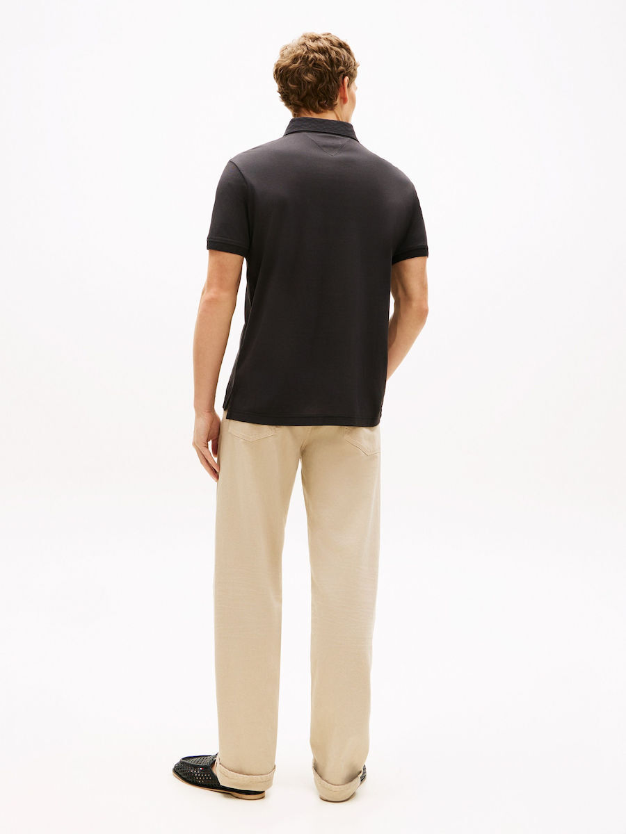 Ανδρικό Polo Μαύρο Tommy Hilfiger MW0MW42760-BDS