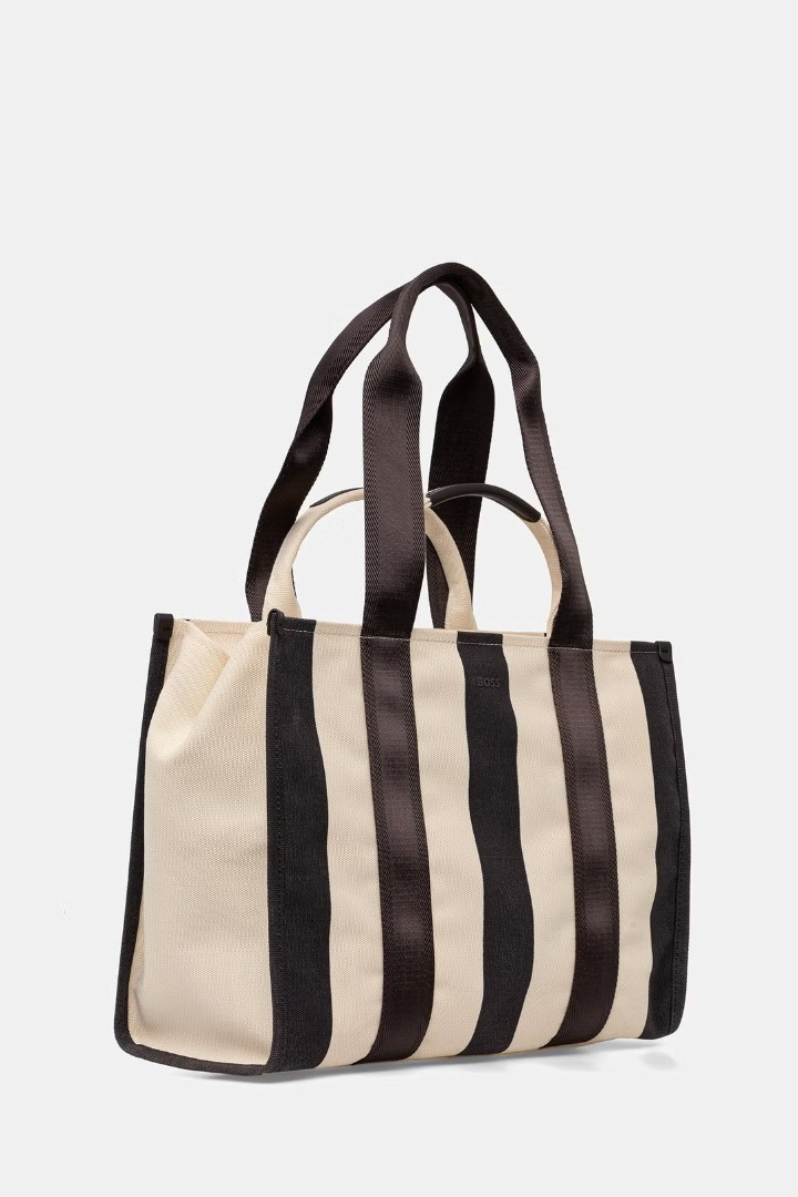 Γυναικεία Sandy Tote Τσάντα Εκρού BOSS 50563656-105