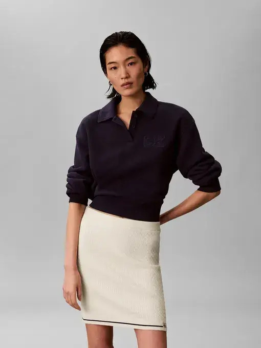 Γυναικεία Mini Φούστα Εκρού Calvin Klein LV047F364G-YAS