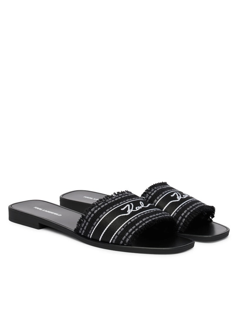 Γυναικείες Skoot III Παντόφλες Μαύρες Karl Lagerfeld KL80411C-B00-Black