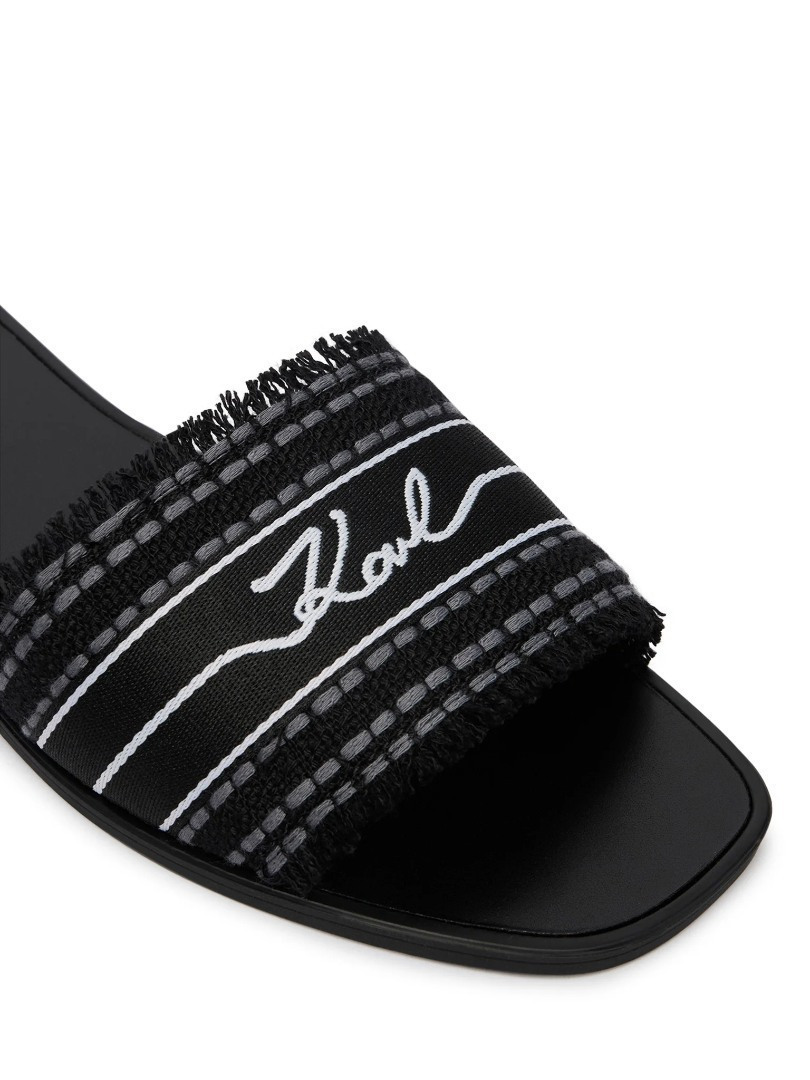 Γυναικείες Skoot III Παντόφλες Μαύρες Karl Lagerfeld KL80411C-B00-Black